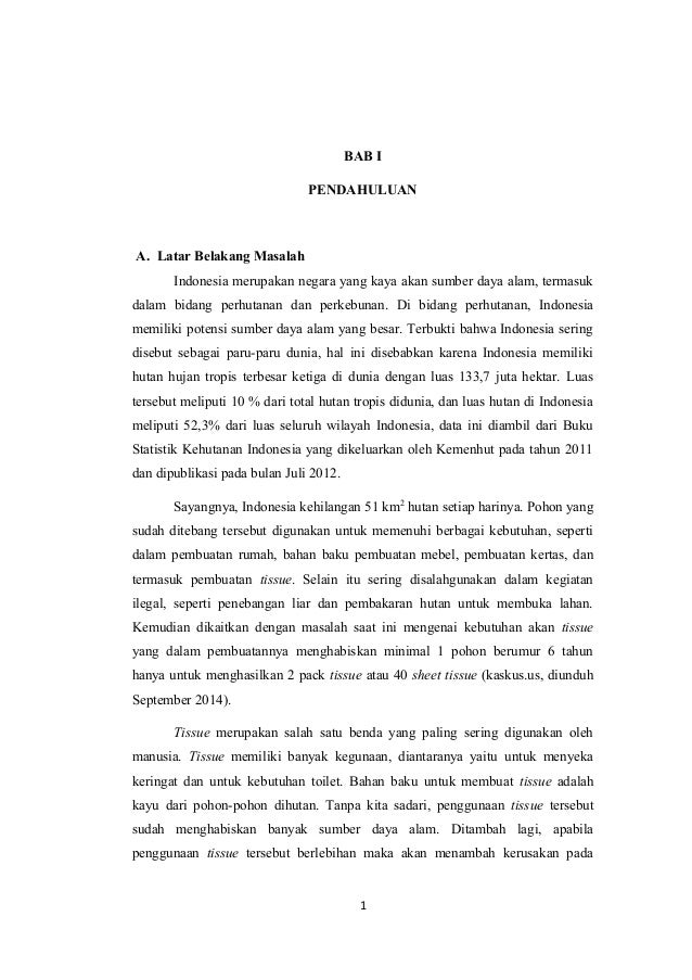 Contoh Karya Tulis Ilmiah Bab 1 Pendahuluan Ljmflnjl Info