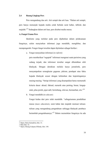 JURNALISTIK Seputar Bentuk, Produk, Bahasa & Kode Etik