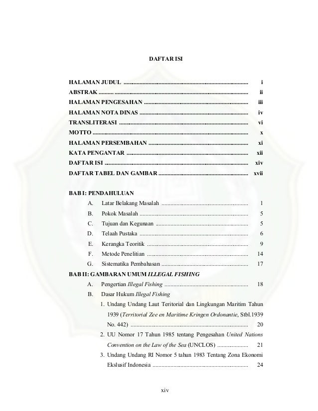 Bab i, bab v, daftar pustaka