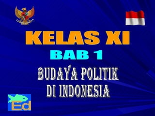 KELAS XI  BAB 1 BUDAYA POLITIK DI INDONESIA 