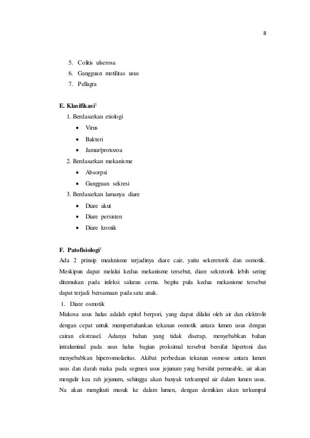 Bab I Case Report Diare Akut Dehidrasi Ringan Sedang