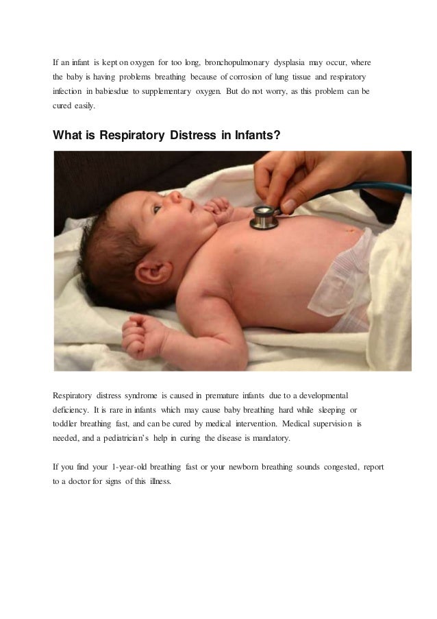 Babies breathing problems