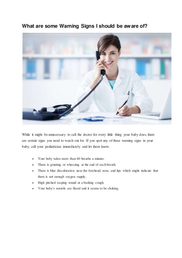 Babies breathing problems