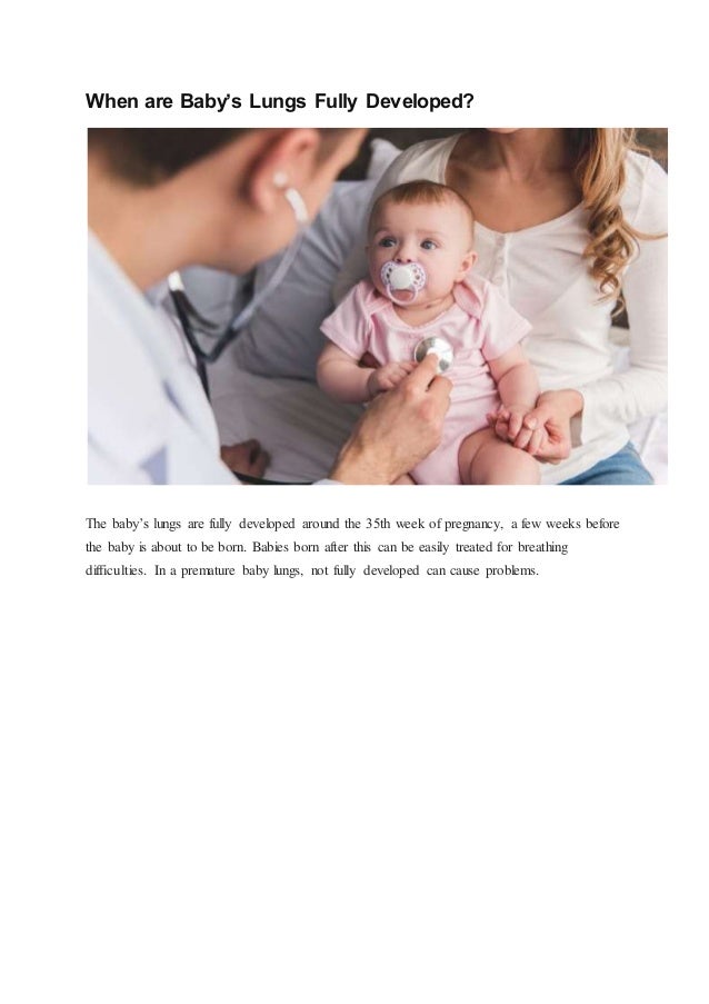 Babies breathing problems