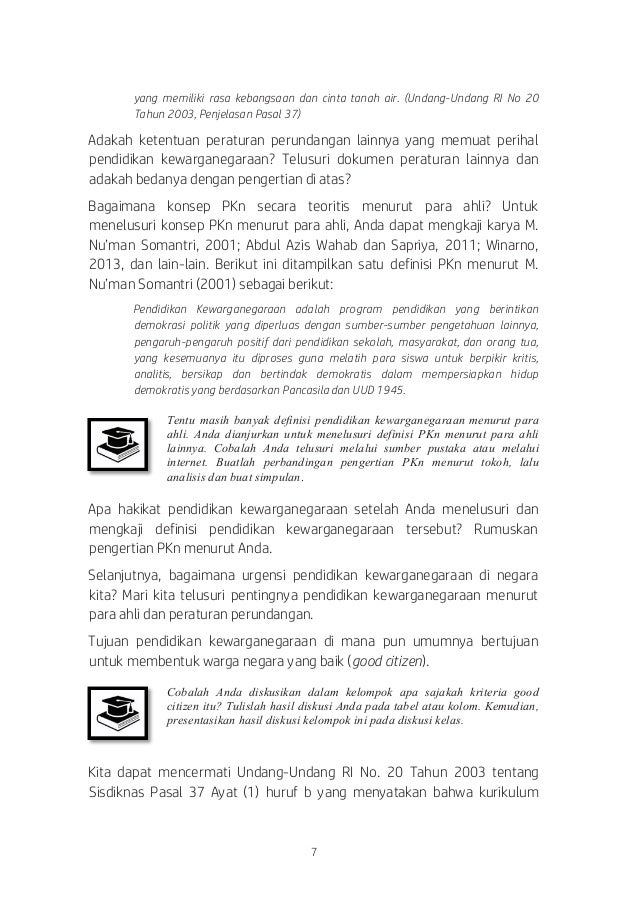 Pengertian Pkn Sd Menurut Para Ahli