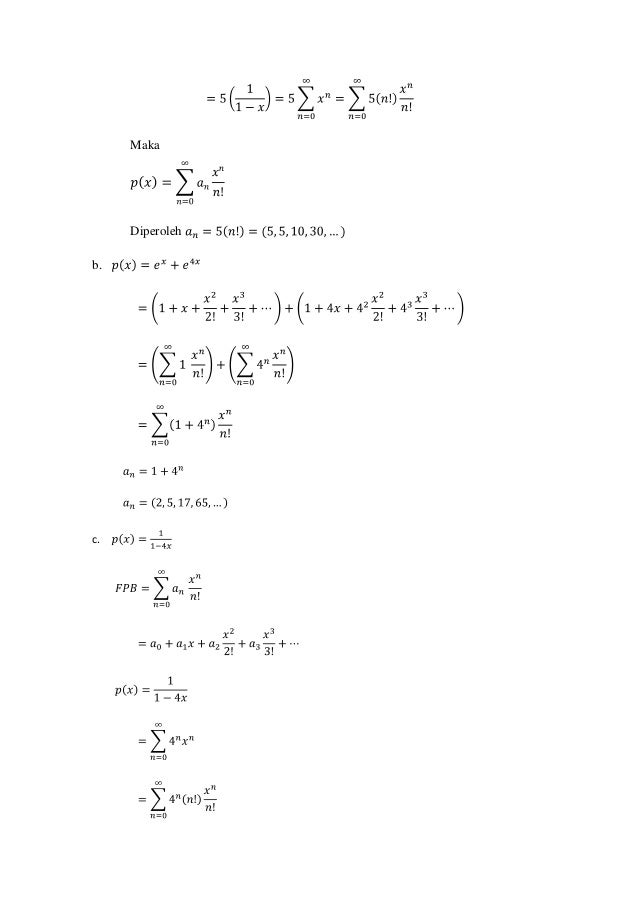 Contoh Soal Dan Pembahasan Relasi Rekursif Dengan Fungsi