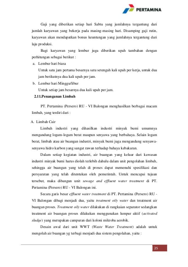 Slip Gaji Karyawan Pertamina | profil pt pertamina persero ru vi balongan Slip Gaji Karyawan Pertamina | profil pt pertamina persero ru vi balongan