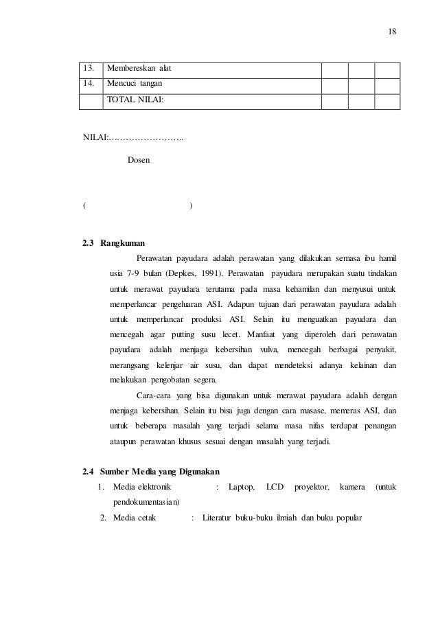PERAWATAN PAYUDARA