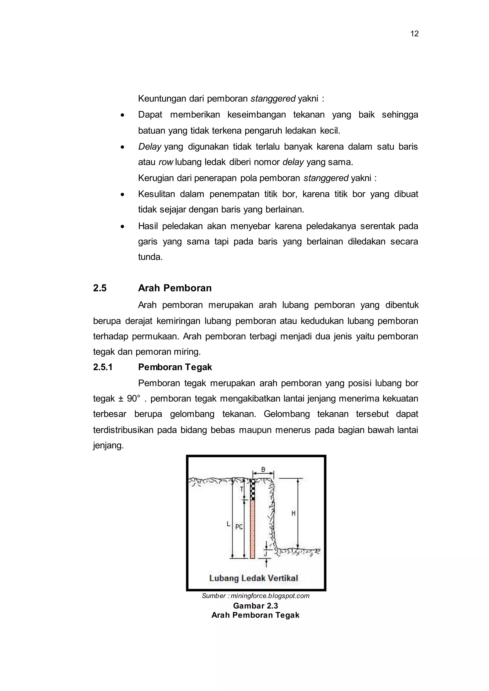 Bab II Pemboran Peledakan | DOCX