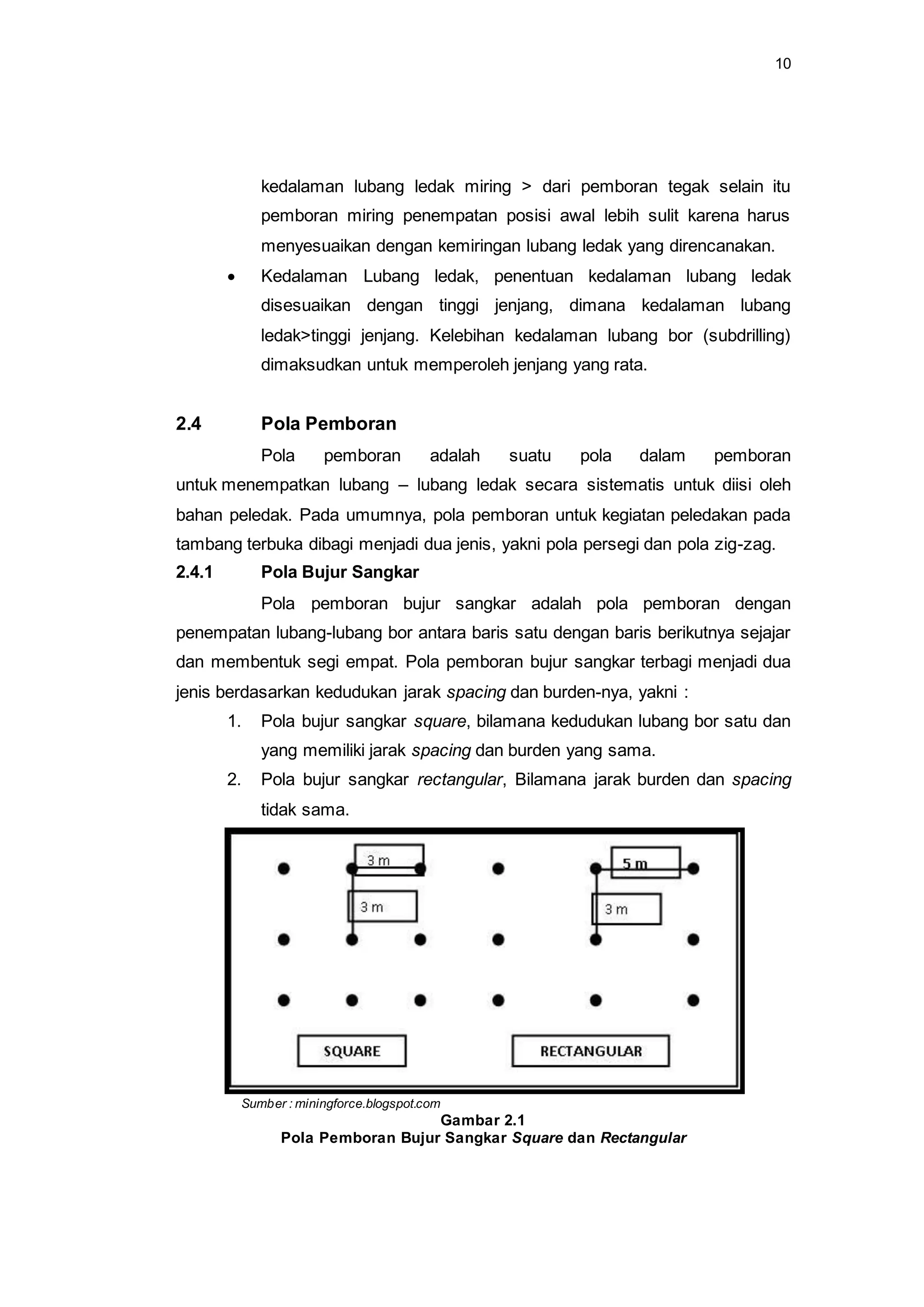 Bab II Pemboran Peledakan | DOCX