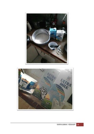 KARYA ILMIAH : YOGHURT 19
 