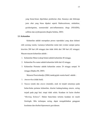 40




      sebanyak 58 responden (60,4%) dan minoritas berpengetahuan baik

      sebanyak 14 responden (14,6%).

               Seseorang yang mengalami tekanan darah rendah umumnya

      akan     mengeluhkan    keadaan   sering   pusing,   sering   menguap,

      penglihatan terkadang dirasakan kurang jelas (kunang-kunang)

      terutama sehabis duduk lama lalu berjalan, keringat dingin, merasa

      cepat lelah tak bertenaga, bahkan mengalami pingsan yang

      berulang.Pada pemeriksaan secara umum detak/denyut nadi teraba

      lemah, penderita tampak pucat, hal ini disebabkan suplai darah yang

      tidak maksimum keseluruh jaringan tubuh (Sarwono, 2005).

               Hasil penelitian ini sesuai dengan penelitian yang dilakukan

      oleh Munadiatul        (2008) dari 96 responden 79,1% Ibu hamil

      berpengetahuan kurang tentang Hipotensi dan 14,4% berpengetahuan

      cukup dan 6,5% berpengetahuan baik.

               Dari hasil penelitian dapat diasumsikan pengetahuan Ibu hamil

      kurang tentang Hipotensi, dikarenakan Ibu hamil yang tidak pernah

      menapatkan informasi tentang Hipotensi dan pendidikan Ibu yang

      rendah




5.4.2. Pendidikan

               Dari hasil penelitian ditemukan bahwa dari 7 responden (100)

      berpendidikan tinggi mayoritas berpengetahuan baik tentang hipotensi

      sebanyak 4 responden (57,1%), dari 35 responden (100%)
 