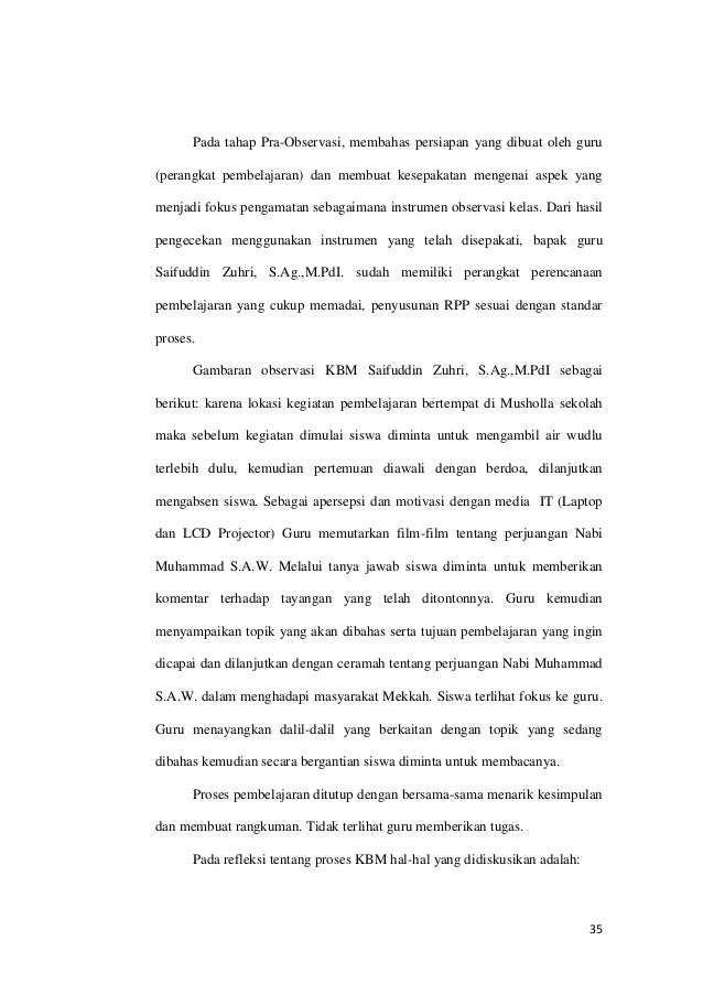 Contoh Laporan OJL Diklat Cakep (Bab III)
