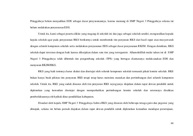 Contoh Laporan OJL Diklat Cakep (Bab III)