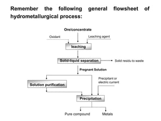 Metal Purification Process Solution Purification and Metal Recovery | PDF