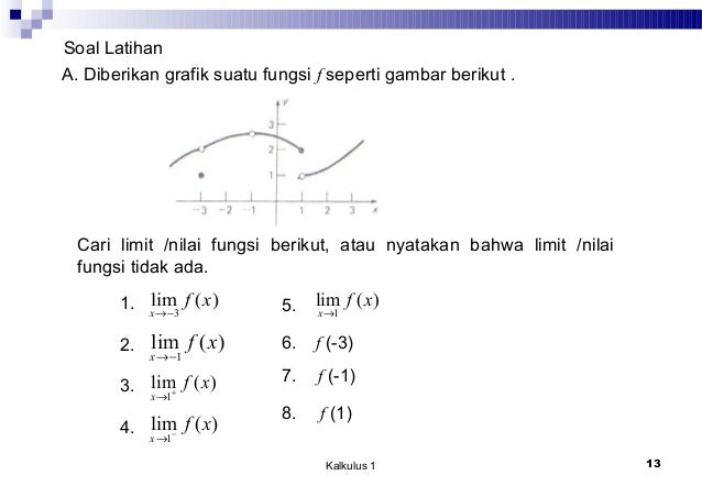 Bab 3 Limit Dan Kekontinuan Kalkulus 1