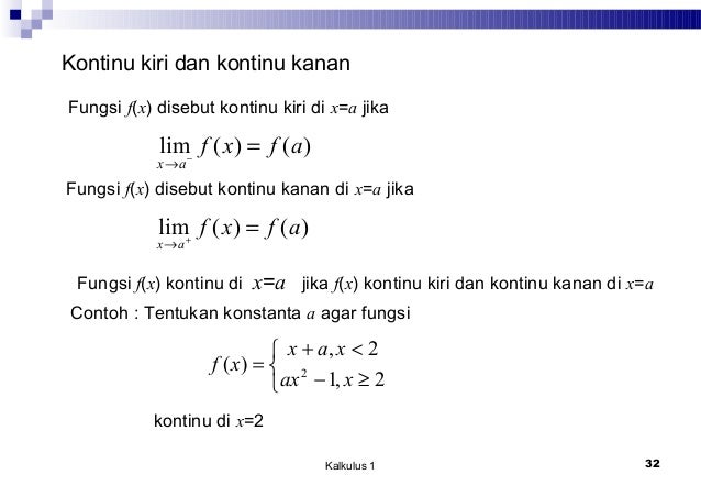 Bab 3 Limit Dan Kekontinuan Kalkulus 1