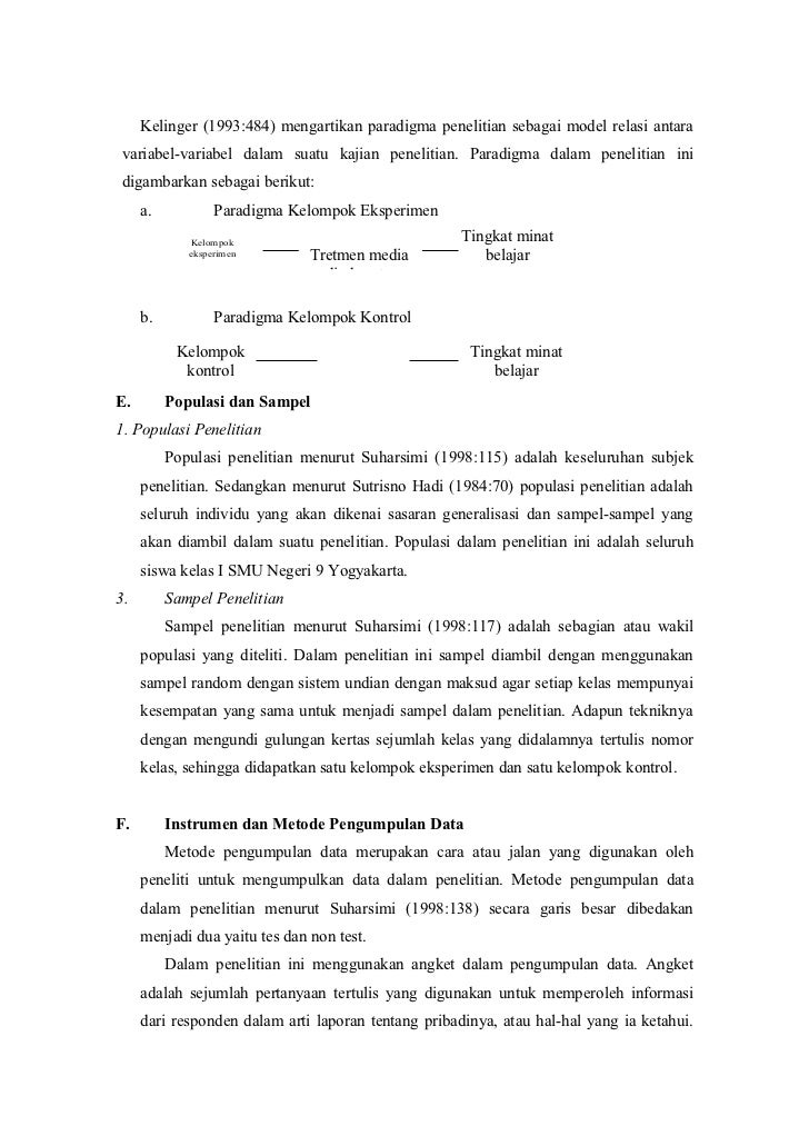 Bab 3 Metode Penelitian Kuantitatif Bab 3 Metode Penelitian Kuantitatif