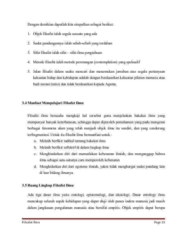 Contoh Soal Dan Jawaban Tentang Ontologi Epistemologi Dan