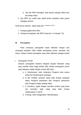 Prinsip Rpr Bab iii sifilis | DOCX