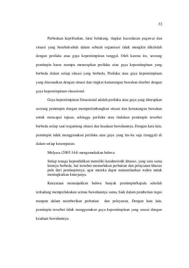 Kepemimpinan Kinerja