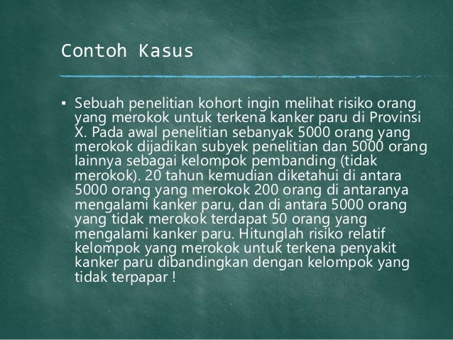 Bab ii perhitungan dalam epidemiologi (part 2)