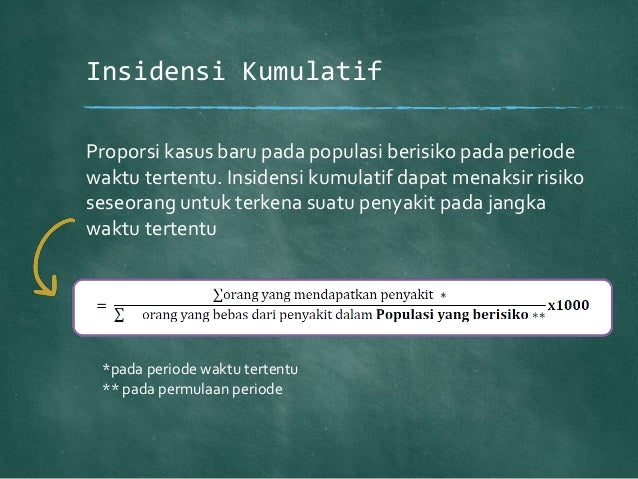 Bab Ii Perhitungan Dalam Epidemiologi Part 2
