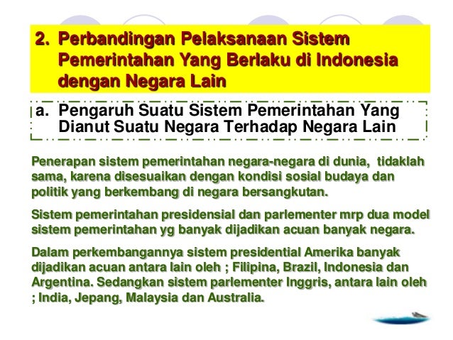 Bab Ii Sistem Pemerintahan Bab Ii Sistem Pemerintahan