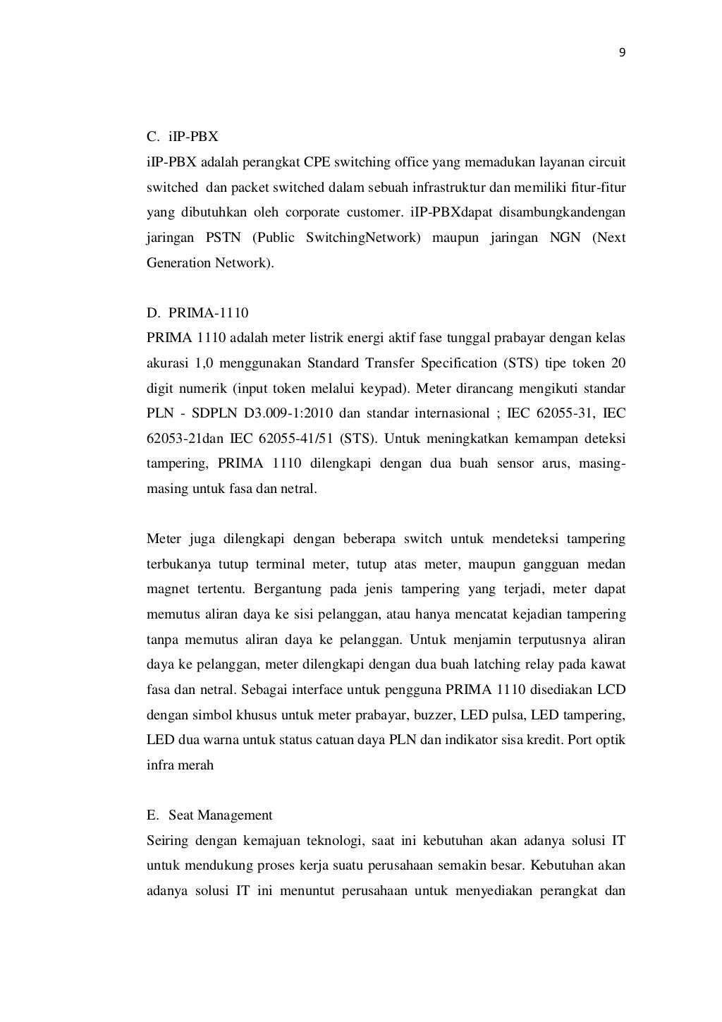 Bab ii (tinjauan perusahaan) PT INTI BANDUNG