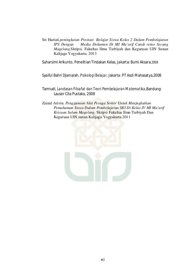 Contoh PTK Matematika Kelas VI