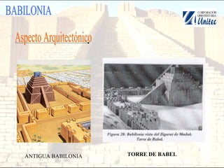 ANTIGUA BABILONIA TORRE DE BABEL