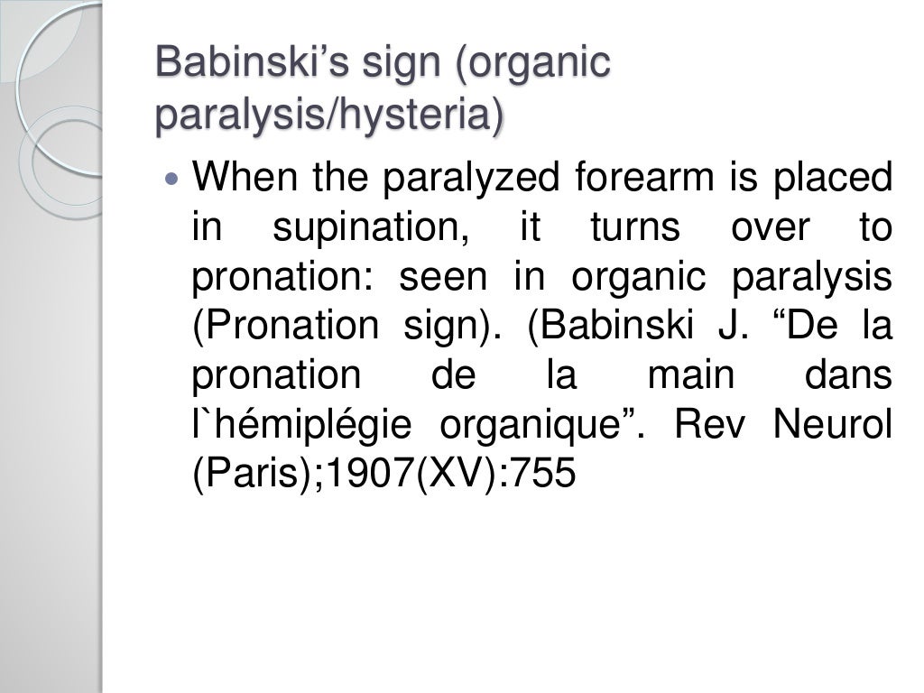 Babinski Sign