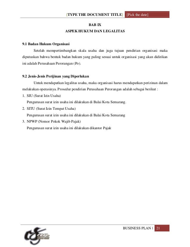 surat izin usaha jenis 7 abisnis i b B