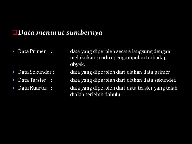 Bab I Statistik Statistika Dan Macam Macam Data