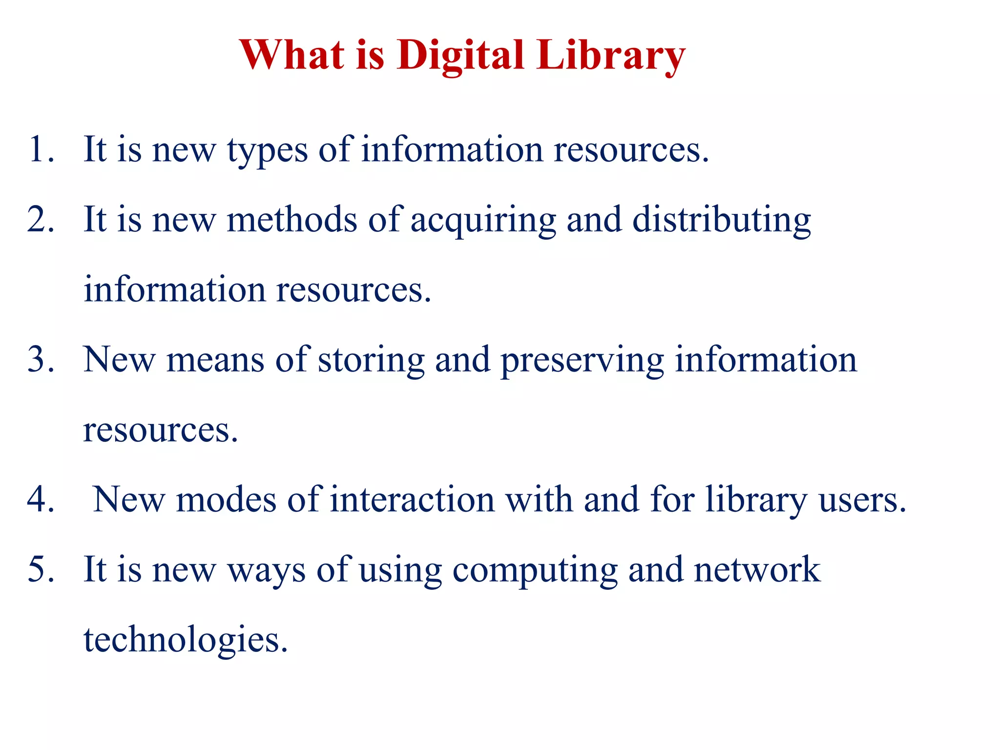 Digital library | PPTX