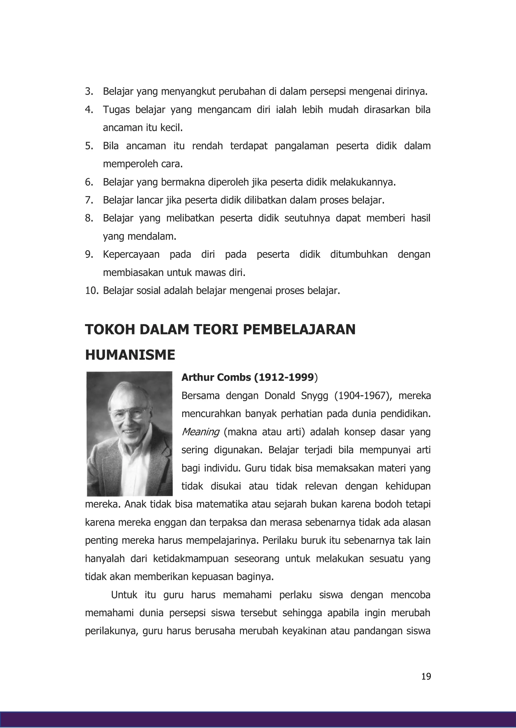 Teori belajar Kognitivisme, Behaviorisme, Humanisme, Dan Konstruktivisme