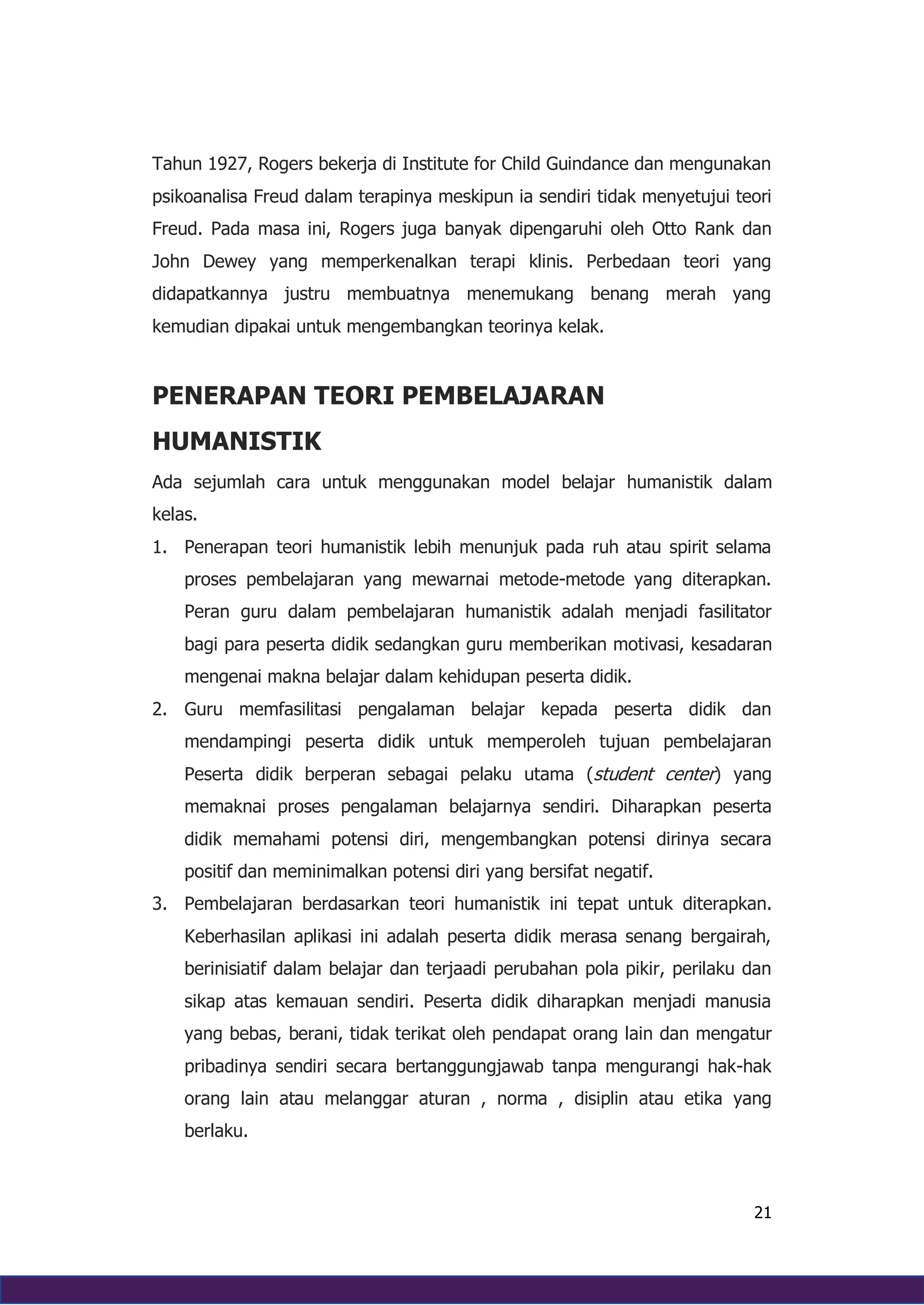 Teori belajar Kognitivisme, Behaviorisme, Humanisme, Dan Konstruktivisme