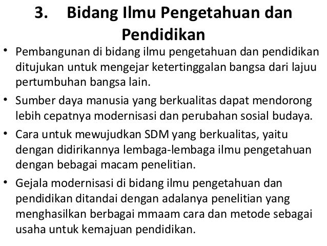 Modermisasi Dan Perubahan Sosial Budaya