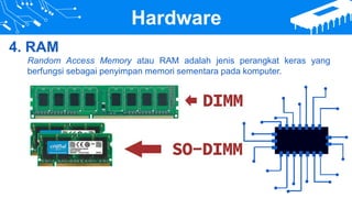 Sistem komputer adalah sekumpulan perangkat keras (hardware), perangkat ...