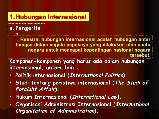 Bab Iv Hubungan Internasional