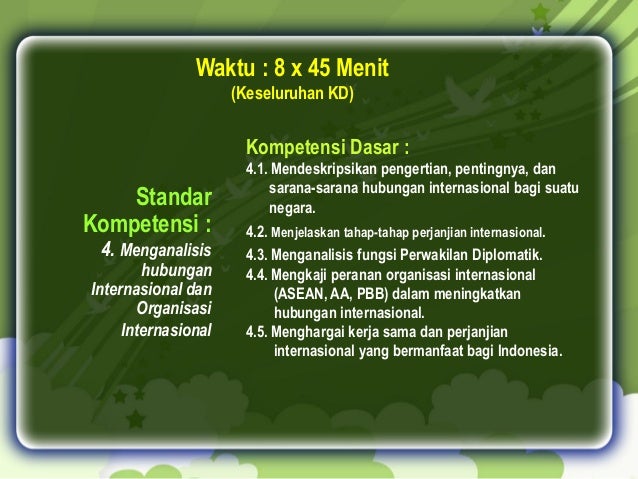 Bab Iv Hubungan Internasional