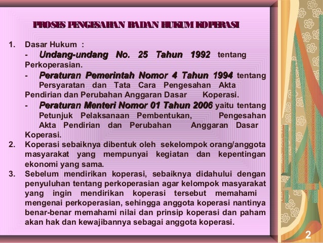 Proses Koperasi Proses Koperasi