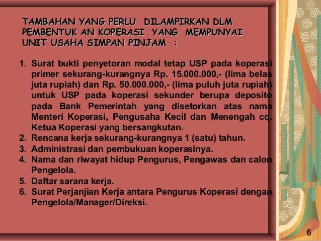 Proses Koperasi Proses Koperasi