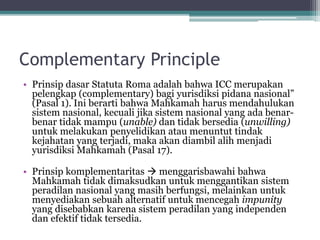Bab iv mahkamah pidana internasional | PPTX