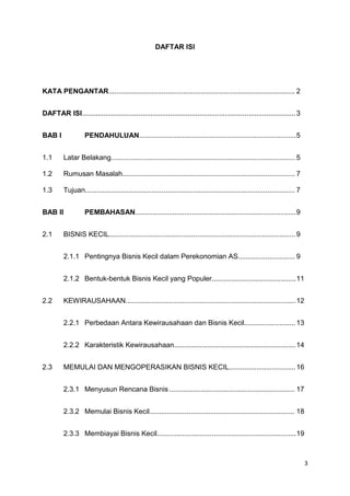 Bab iv memahami kewirausahaan dan kepemilikan bisnis baru | DOCX