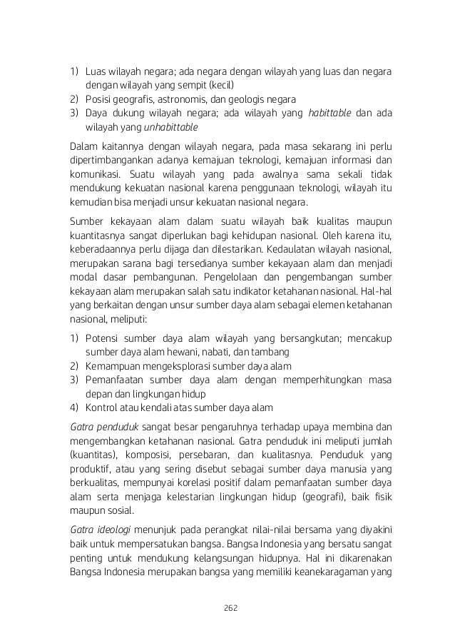 Bab Ix Urgensi Dan Tantangan Ketahanan Nasional Dan Bela Negara