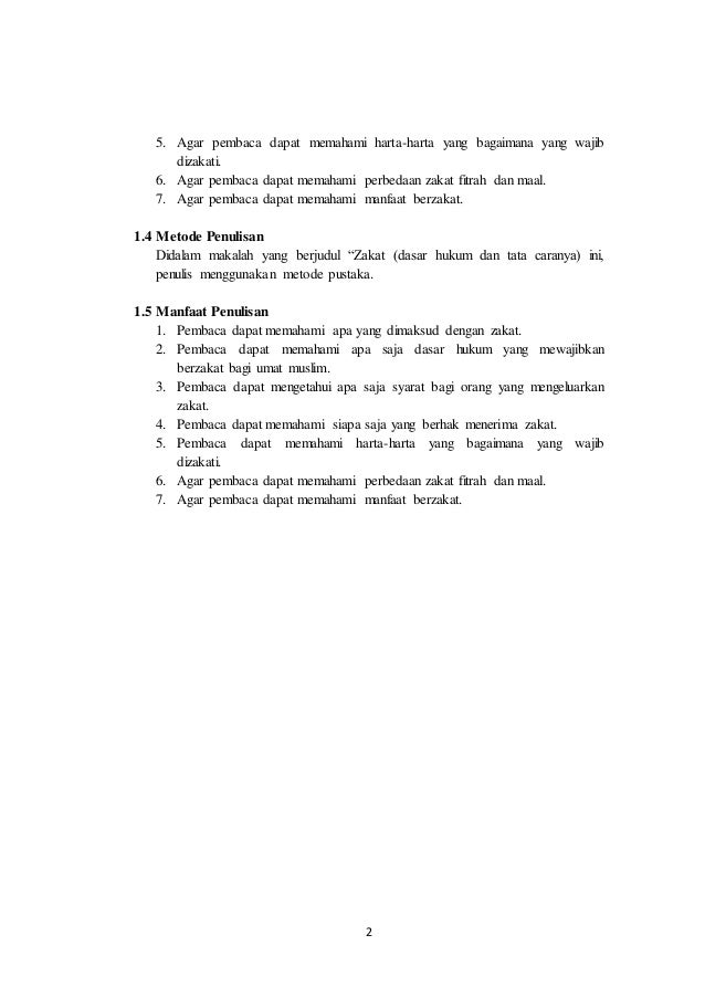 Pembagian Zakat Apa Saja