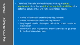 BABoK V2 Requirements Analysis (RA) | PPTX