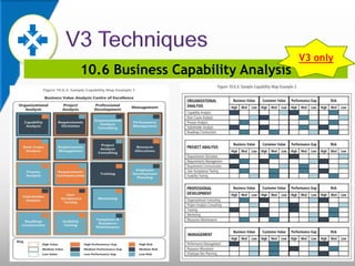 10.6 Business Capability Analysis
V3 only
 