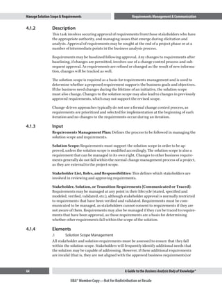 Babok version2 | PDF